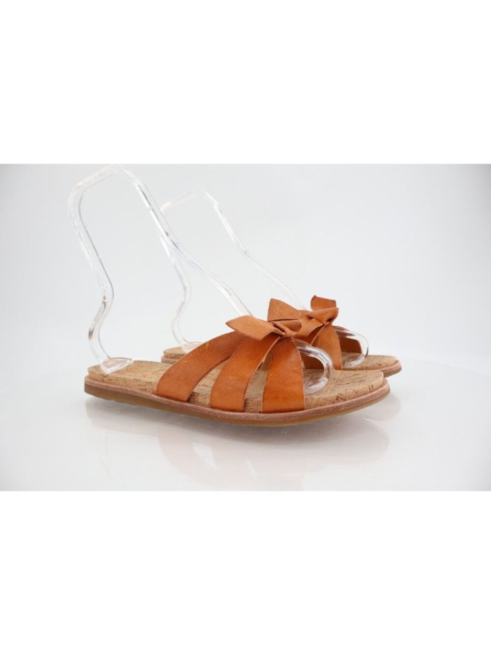 Kork-Ease Womens Shoes Kork Ease Brigit Light Orange Leather Sandal Size 11M
